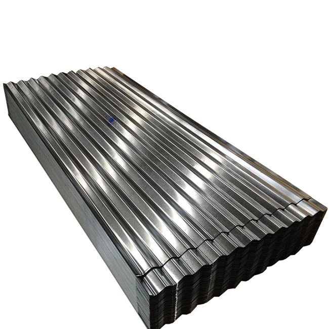 Hojas de techo corrugado de zinc